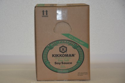 Sójová omáčka Kikkoman méně soli, 20L