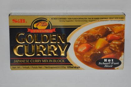 Golden Curry HOT Amakuchi pasta S&B 220g