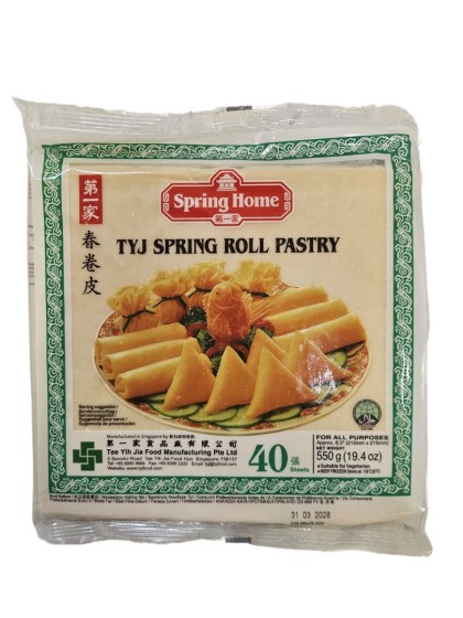 Spring roll těsto 215mm 40ks Spring Home mražené 550g