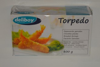 Krevety Torpedo 26/30 obalované v Panko 800g