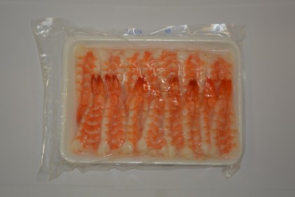 Sushi Ebi 4L (8,6-9,0cm) 30ks Shirakiku 225g
