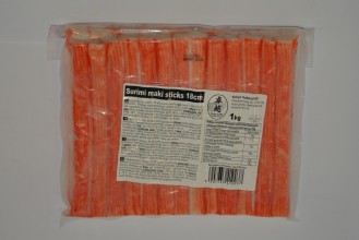 Surimi Maki surimi krabí maso 18cm Shirakiku 1kg