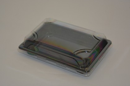 Krabička na sushi A-01 (115x166x22mm) černá 50ks
