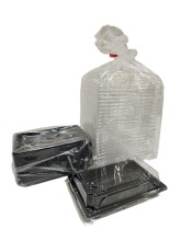 Krabička na sushi A-01 (115x166x22mm) černá 50ks