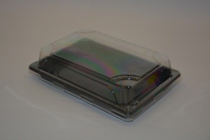 Krabička na sushi A-02 (129x189x22mm) černá 50ks