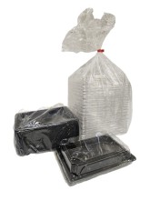 Krabička na sushi A-02 (129x189x22mm) černá 50ks