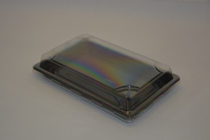 Krabička na sushi A-03 (135x214x22mm) černá 50ks