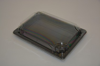 Krabička na sushi A-07 (155x230x22mm) černá 50ks