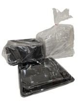 Krabička na sushi A-10 (265x265x32mm) černá 50ks