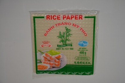 Rýžový papír čtverec 22cm Bamboo Tree 400g