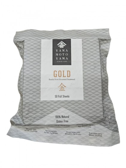 Mořské řasy NORI GOLD YMY celé 50ks