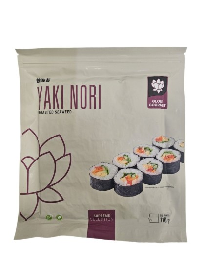 Mořské řasy NORI, Globe Gourmet, Supreme, Korea, celé 50ks