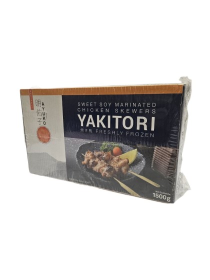 Yakitori, grilované kuře špíz, AYUKO (50x30g) / 1,5kg